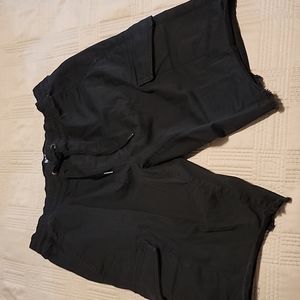 Hollister black jogger shorts